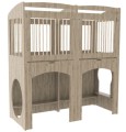 Hoge Duo boxgrey craft oak Tangara Groothandel voor de Kinderopvang Kinderdagverblijfinrichting